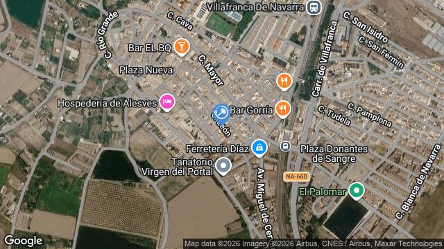Ubicación de la subastas Subasta de vivienda en Villafranca