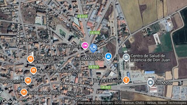 Ubicación de la subastas Subasta de av rey juan carlos i ( valencia de don juan) en VALENCIA DE DON JUAN