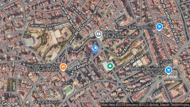 Ubicación de la subastas Subasta de vivienda en Badalona