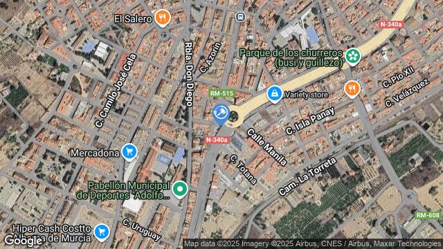 Ubicación de la subastas Subasta de nave industrial en Alhama de Murcia