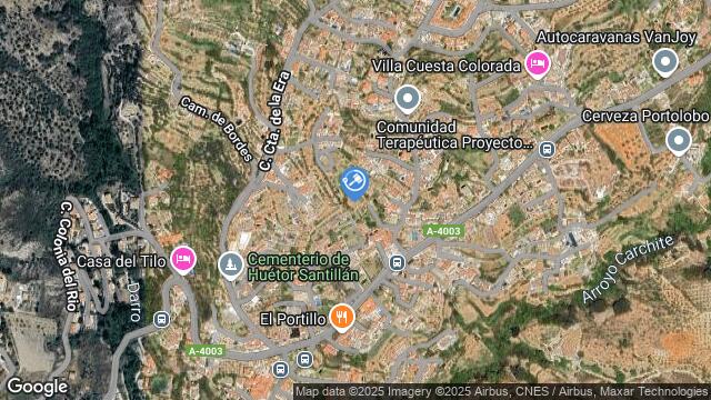 Ubicación de la subastas Subasta de vivienda en HUETOR SANTILLAN