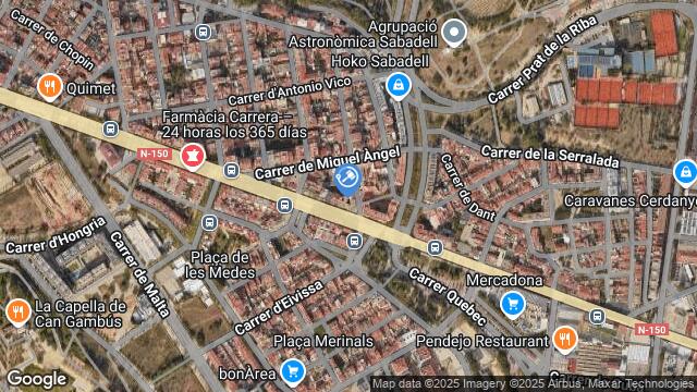 Ubicación de la subastas Subasta de vivienda en SABADELL
