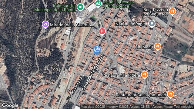 Ubicación de la subastas Subasta de garaje en LA RAPITA