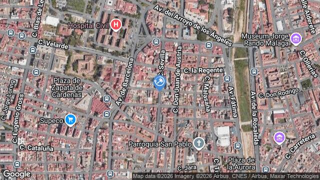Ubicación de la subastas Subasta de cl sevilla_(c.c.multicentro) ( ronda) en C.C.MULTICENTRO