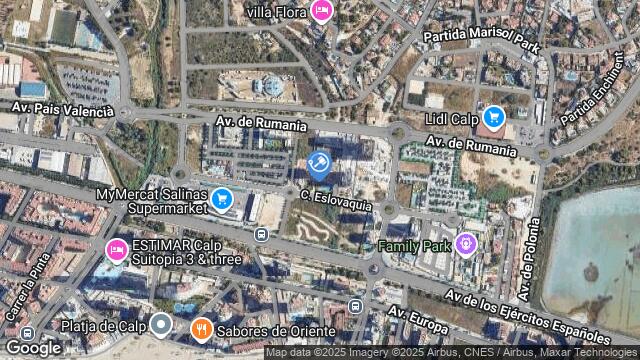 Ubicación de la subastas Subasta de local comercial en CALPE