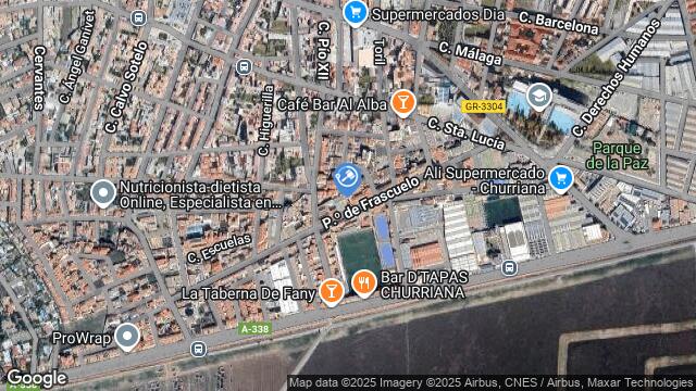 Ubicación de la subastas Subasta de garaje en CHURRIANA DE LA VEGA