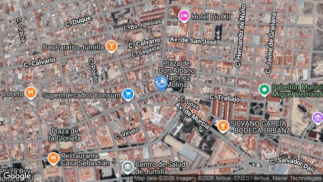 Ubicación de la subastas Subasta de paraje umbria de la raja  ( jumilla - murcia) en MURCIA