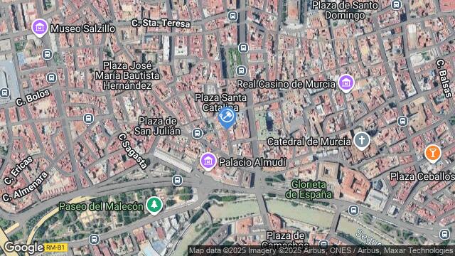 Ubicación de la subastas Subasta de garaje en Murcia