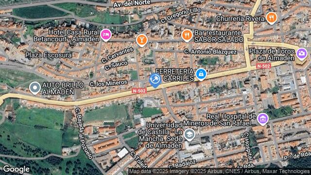 Ubicación de la subastas Subasta de local comercial en ALMADEN