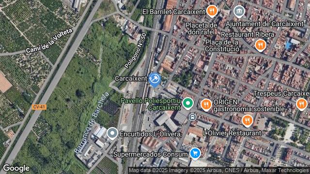 Ubicación de la subastas Subasta de tierra huerta p.d.  ( carcaixent - valencia) en VALENCIA