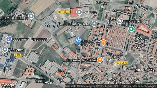 Ubicación de la subastas Subasta de solar en CUELLAR