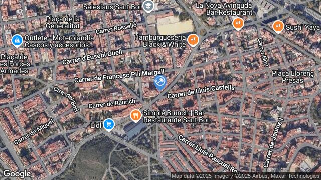 Ubicación de la subastas Subasta de garaje en SANT BOI DE LLOBREGAT