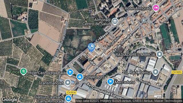 Ubicación de la subastas Subasta de trastero en ALMORADÍ