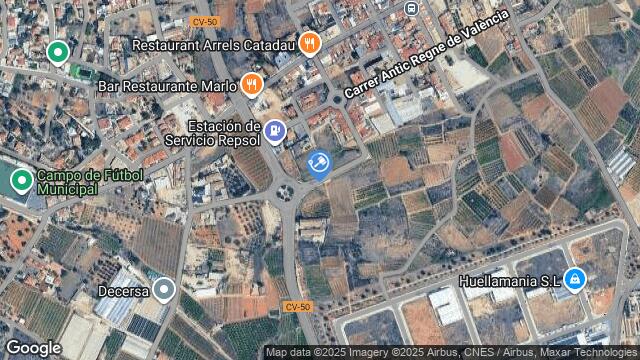 Ubicación de la subastas Subasta de solar en CATADAU