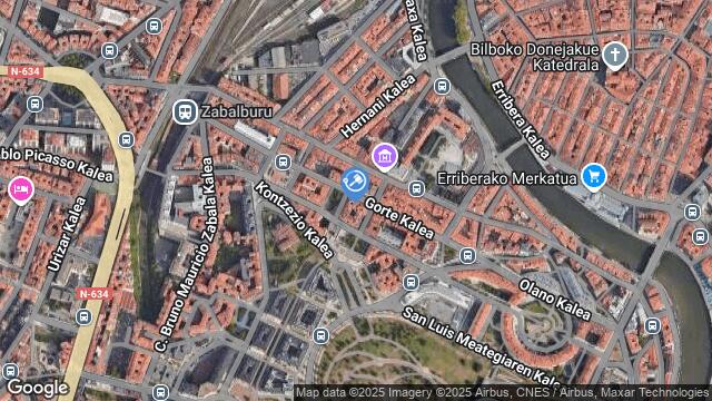 Ubicación de la subastas Subasta de vivienda en Bilbao