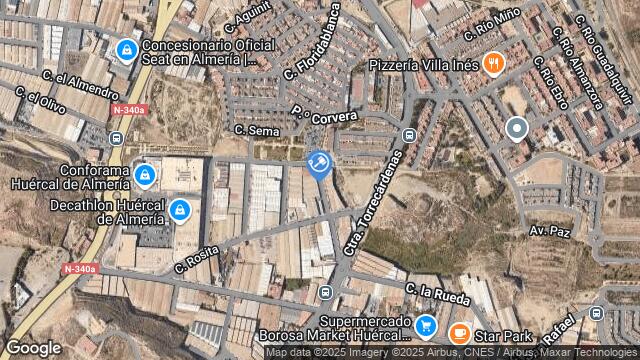 Ubicación de la subastas Subasta de otros en HUERCAL DE ALMERIA