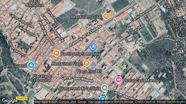 Ubicación de la subastas Subasta de vivienda en La Sénia