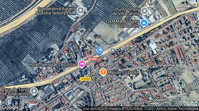 Ubicación de la subastas Subasta de finca rústica en VILLACARRILLO