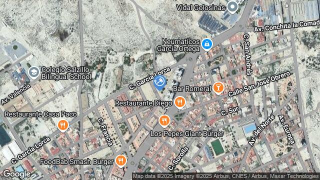 Ubicación de la subastas Subasta de garaje en Molina de Segura