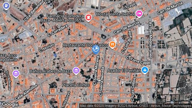 Ubicación de la subastas Subasta de vivienda en BAZA