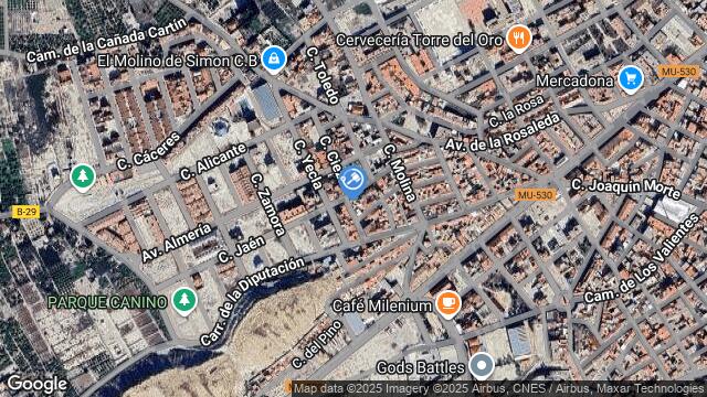Ubicación de la subastas Subasta de vivienda en Archena