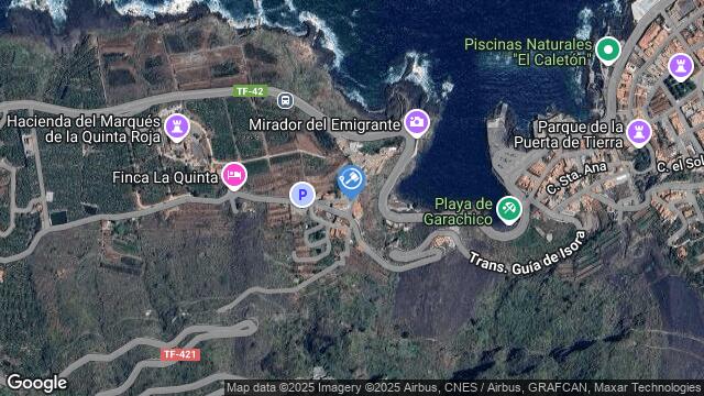 Ubicación de la subastas Subasta de bo san pedro daute ( garachico) en GARACHICO