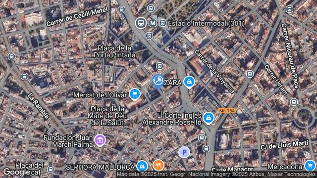 Ubicación de la subastas Subasta de local comercial en PALMA