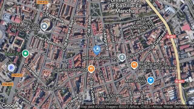 Ubicación de la subastas Subasta de vivienda en VALDEPEÑAS