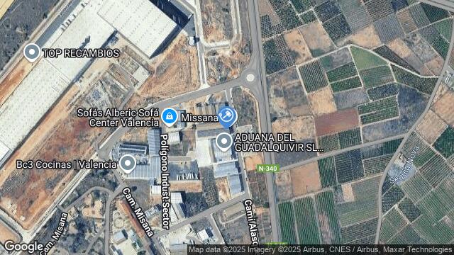 Ubicación de la subastas Subasta de finca rústica en ALZIRA