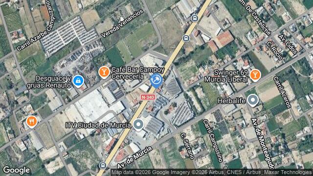 Ubicación de la subastas Subasta de ct alicante en Murcia
