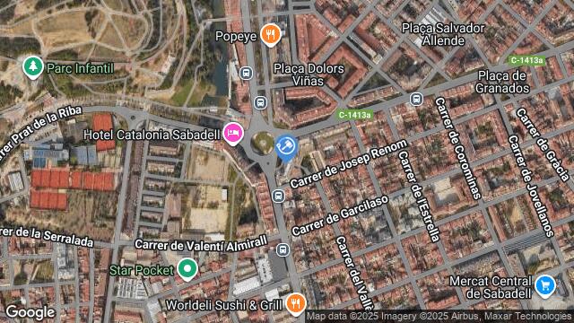 Ubicación de la subastas Subasta de garaje en SABADELL