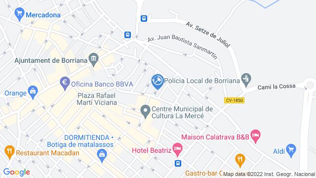 Ubicación de la subastas Subasta de vivienda en BURRIANA