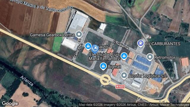 Ubicación de la subastas Subasta de nave industrial en LERMA