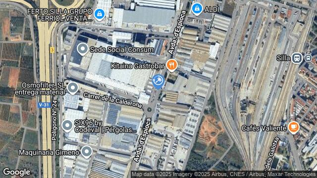 Ubicación de la subastas Subasta de nave industrial en SILLA