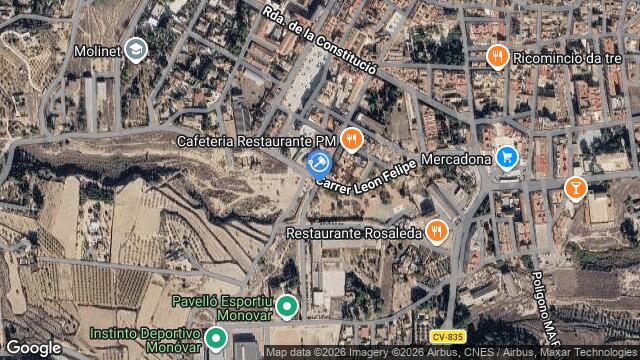 Ubicación de la subastas Subasta de vivienda en MONOVAR