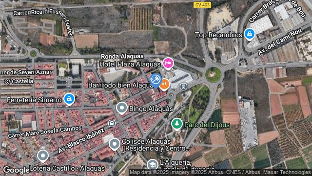 Ubicación de la subastas Subasta de solar en ALAQUAS