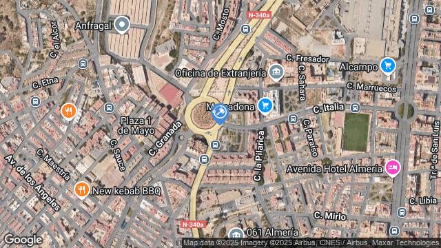 Ubicación de la subastas Subasta de pg poligono industrial en Almería