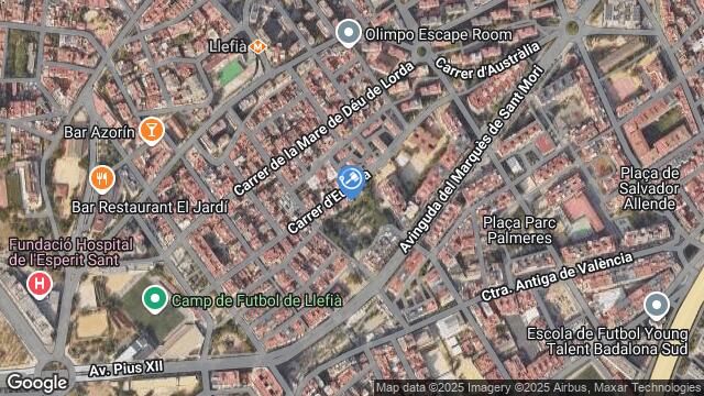 Ubicación de la subastas Subasta de vivienda en Badalona