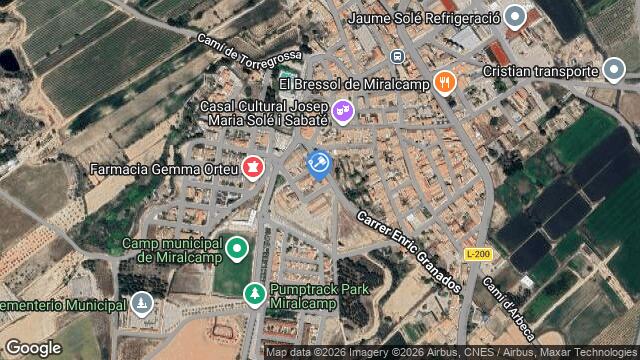 Ubicación de la subastas Subasta de ptda plana de baix  ( miralcamp - lleida) en LLEIDA