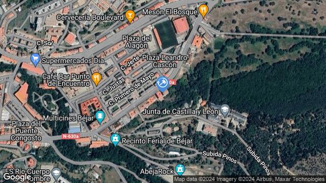 Ubicación de la subastas Subasta de cl obispo zarranz y pueyo ( bÉjar) en BÉJAR