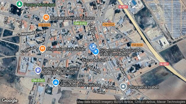 Ubicación de la subastas Subasta de finca rústica en EL PEDERNOSO