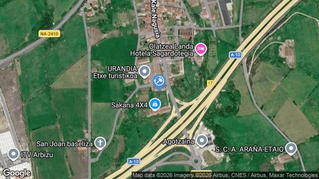 Ubicación de la subastas Subasta de cl larraÑeta en Navarra