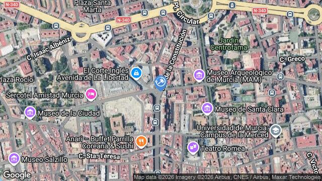 Ubicación de la subastas Subasta de cl travesia montesinos en Murcia
