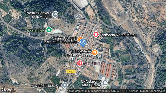 Ubicación de la subastas Subasta de vivienda en ALFAR DE LA BARONIA