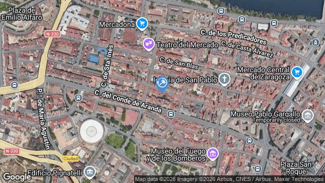 Ubicación de la subastas Subasta de vivienda en ZARAGOZA