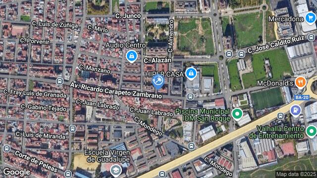 Ubicación de la subastas Subasta de cl mariposa ( badajoz) en BADAJOZ