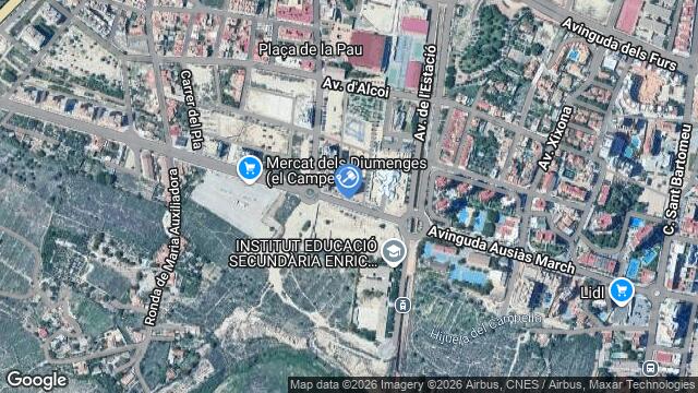 Ubicación de la subastas Subasta de garaje en EL CAMPELLO