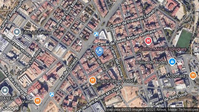 Ubicación de la subastas Subasta de local comercial en ESPLUGUES DE LLOBREGAT