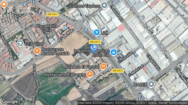Ubicación de la subastas Subasta de av paris ( albolote) en ALBOLOTE