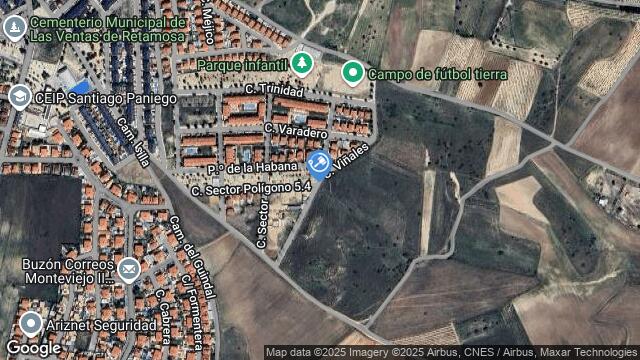 Ubicación de la subastas Subasta de finca rústica en VENTAS DE RETAMOSA (LAS)